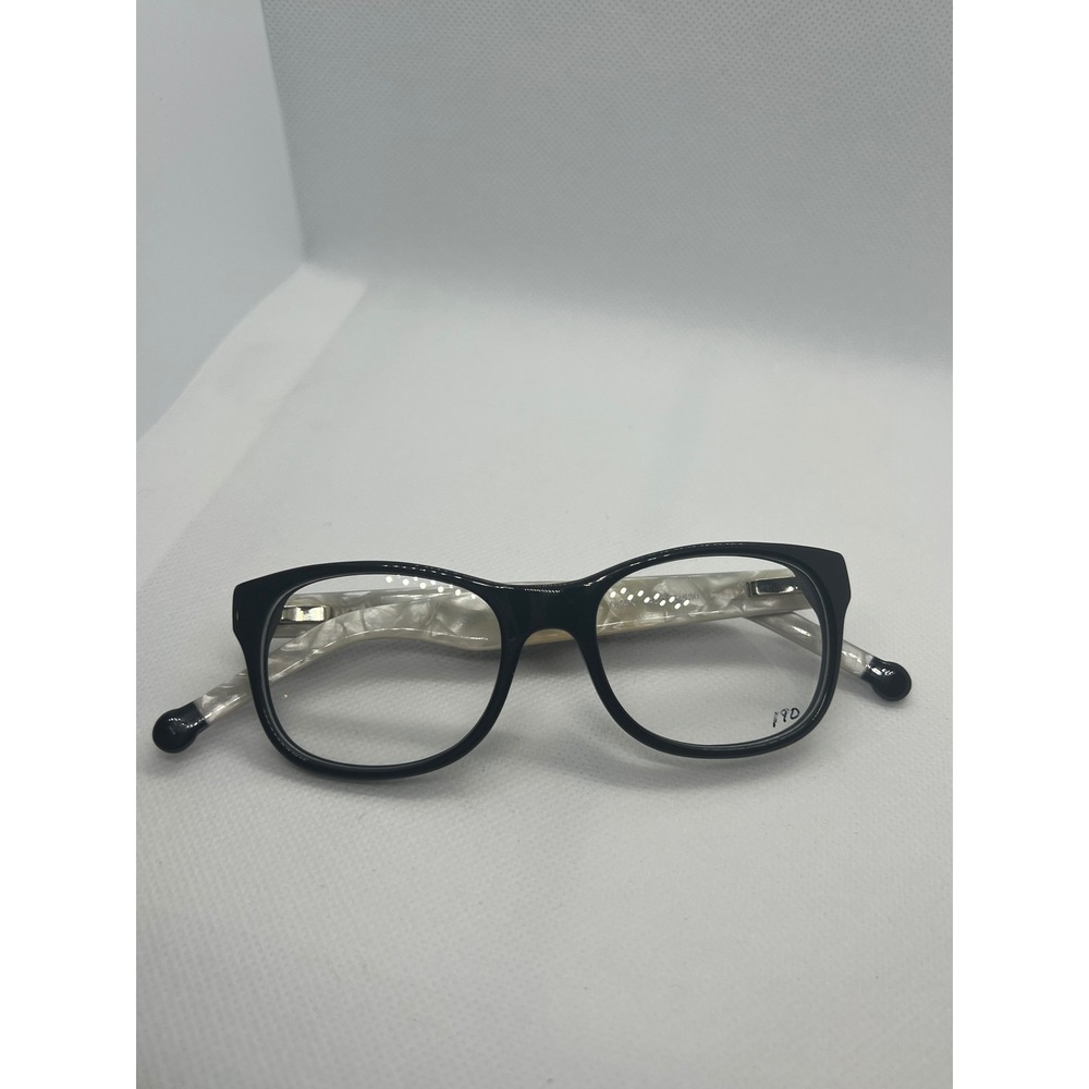 Color in Optics CJ102 Kids Eyeglasses Beige Black Frames Clear Glasses